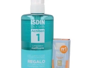 Acniben ISDIN Limpiador matificante 400ml + Regalo Fusion Water Muestra