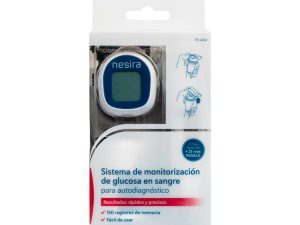 ACOFAR NESIRA GLUCEMIA Glucometro Monitorización de Glucosa en Sangre
